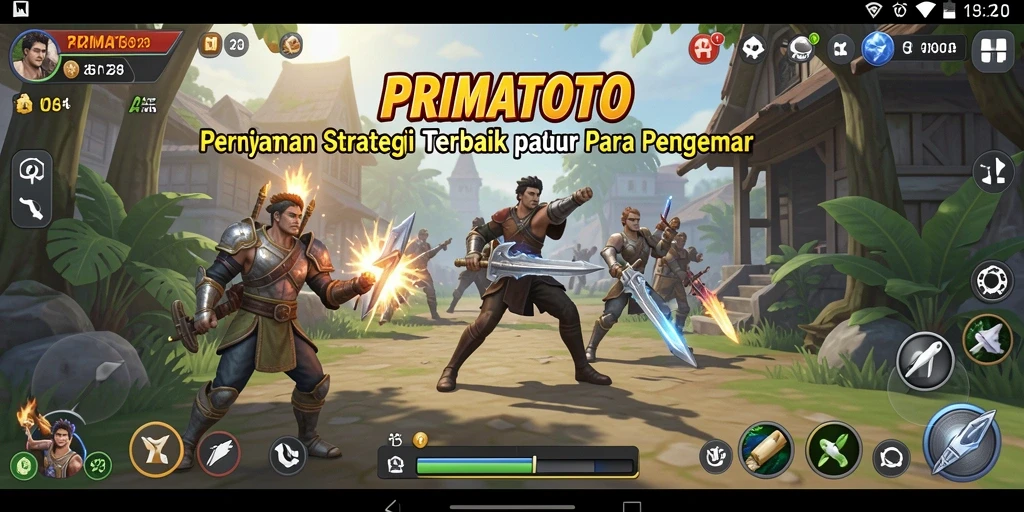 Tampilan gameplay menarik dari PRIMATOTO dalam aksi strategi.