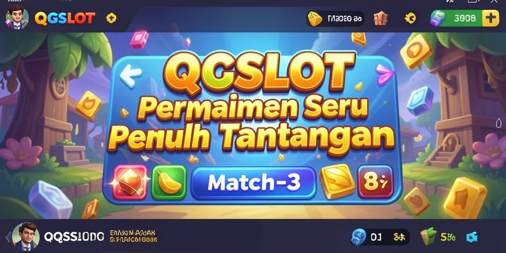 Screenshot gameplay QQSLOT yang menunjukkan kombinasi seru dan efek visual.