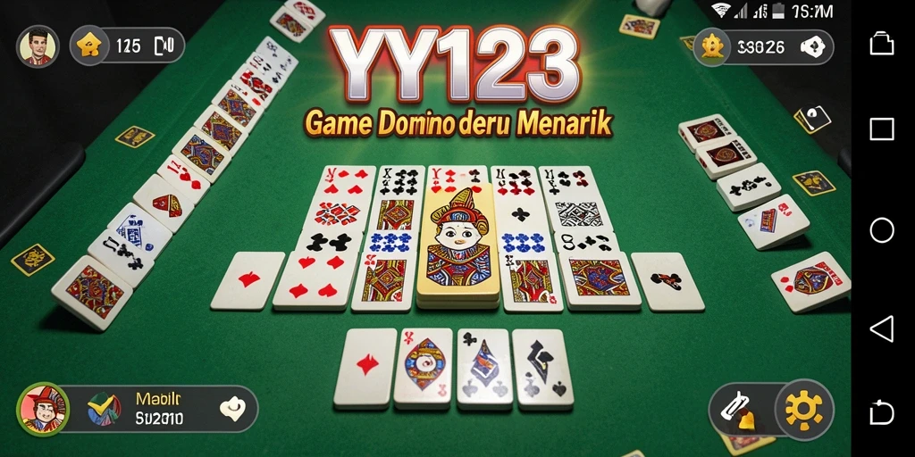 Tampilan menarik gameplay Domino di YY123.
